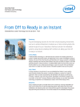 From Off to Ready in an Instant