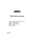 T3SU 300 User Manual - ADTRAN Support Community
