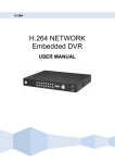 H.264 NETWORK Embedded DVR