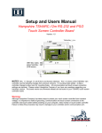 Setup and Users Manual