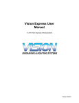 Vision Express User Manual - Vision Engraving & Routing Systems