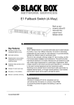 E1 Fallback Switch (4-Way)