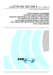 EN 300 338-2 - V1.3.1 - Electromagnetic compatibility and