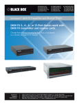 DKM FX 2-, 4-, 6-, or 21-Port chassis work with DKM FX