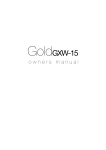 GXW15 Manual