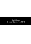 MultiWindow Operation Document_V3.00.04