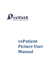 vxPatient Picture User Manual