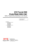 XYZ Turret Mill ProtoTRAK SMX CNC