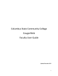 CougarWeb User Manual for Faculty