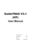 GuideTRAX V3.1 (HT) User Manual