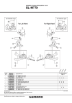 Shimano XT M770 Shift Lever User Manual