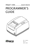 POSJet 1000 Programming Guide