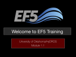 Welcome to EF5 Training - University of Oklahoma