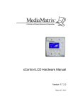 xControl LCD Hardware Manual