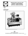 repair parts catalog for sunnen® computerized vertical honing