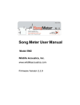 Song Meter User Manual