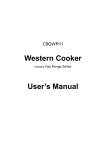 Western Cooker User`s Manual