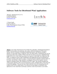 Software Tools for Distributed Wind Applications