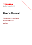 PX30t, PX35t User`s Manual