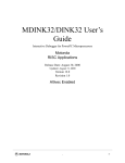 MDINK32/DINK32 User`s Guide