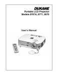 User Manual - Projector Central