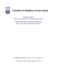 PocketMac for BlackBerry 4.0 User Manual