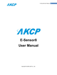 E-Sensor8 User Manual - Didactum Security GmbH