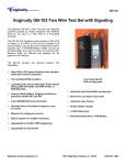 Enginuity GB-102 Two Wire Test Set with Signaling