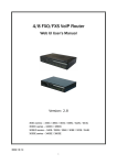 4/8 FXO/FXS VoIP Router