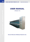 User`s Manual - ultrasonic plastic welding machine|ultrasonic