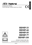 ENG L ISH HDMP-33 HDMP-44 HDMP-55 HDMP-77 HDMP-110