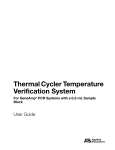 Thermal Cycler Temperature Verification System User Guide