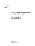 3Com Switch 4200G Family Configuration Guide