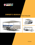 Passenger Tram Owner`s Manual