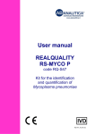 User manual REALQUALITY RS