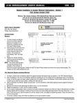 2100 SERIES/GEMINI USER`S MANUAL VER. 1.2 Module