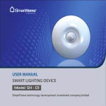 Manual book for Smart Lighting device SH-D1
