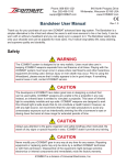 Bandoleer User Manual Safety WARNING CAUTION