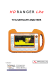 User manual for HD RANGER Lite (field strength meter)
