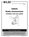 GS026 Radio Anemometer