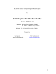 ECE 481 Senior Design Project Final Report