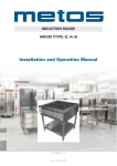 Installation and Operation Manual