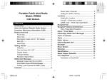 Portable Public Alert Radio Model: WR602