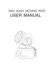 DMX Channel Summary - 12 Channel Mode for Wash