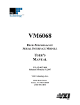 VM6068 - VTI Instruments