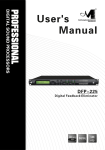 DFP-225 User Manual