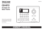 CD-BT2 OWNER`S MANUAL