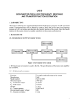 Servomotor Open-loop Frequency response and Transfer Function