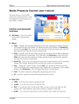 Static Pressure Control user manual