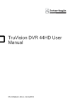 TruVision DVR 44HD User Manual